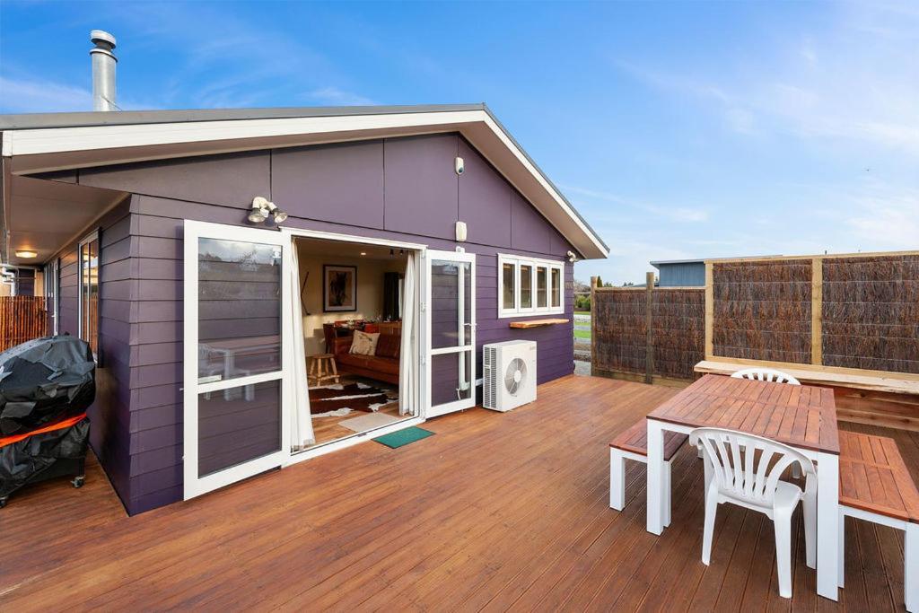 The Purple House - Ohakune Home With Spa Pool Extérieur photo